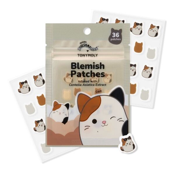 TONYMOLY Squishmallows Cam Blemish Patches, Self Care Sheet Masks & Fanny Pack - Picture 5 of 17